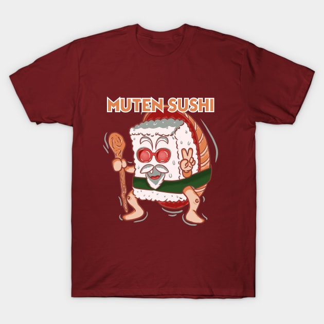 muten sushi T-Shirt by pixengalore